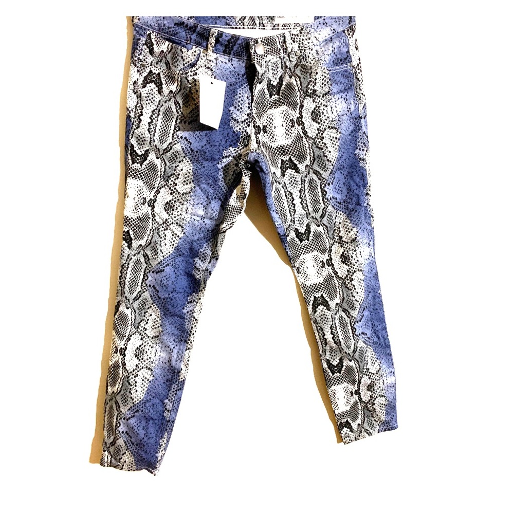 Snake Skin pattern jeans
